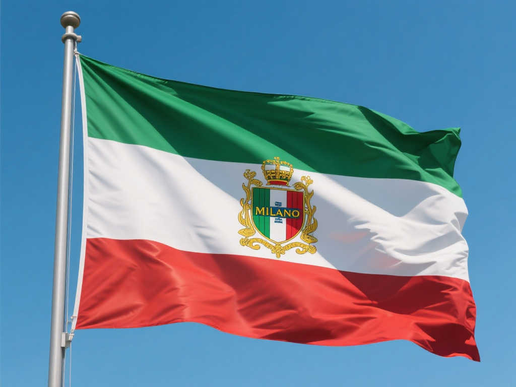 米兰的国旗长什么样? 米兰的国旗长什么样?